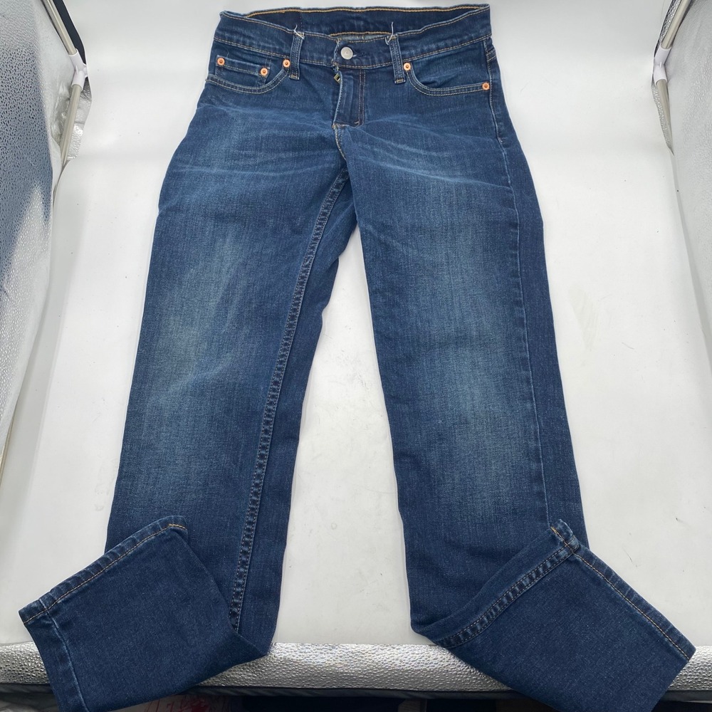 Levi's 511 Slim Fit Jeans Mens 30x32 Dark Blue Wash Stretch Denim Casual Classic